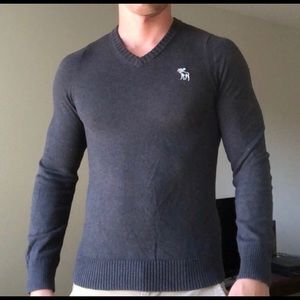 Dark Gray A&F Sweater